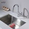 Kibi Circular Single Handle Pull Down Kitchen & Bar Sink Faucet with Soap Dispenser C-KKF2011CH-KSD100CH - alternate 3